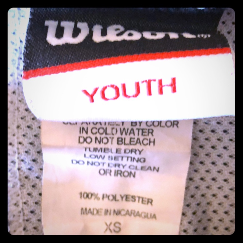 Wilson Youth Baseball pants. Black XS. Nearly new!